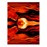 See Spirits in Golden Flames - Reiki Healing V9 Postcards
