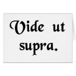 See the above. cards