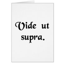 See the above. cards