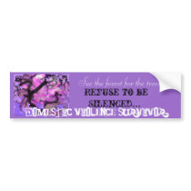 See the forest for the trees bumper stickers