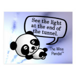 See the light at the end of the tunnel post card