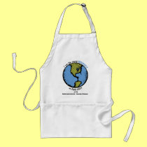 "See the World Differently" apron aprons