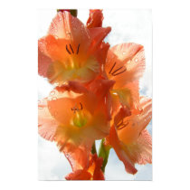 See-through Gladiolas posters