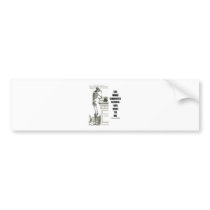 See What Graduate School Has Done To Me (Skeleton) Bumper Sticker