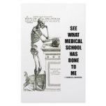 See What Medical School Has Done To Me (Skeleton) stationery