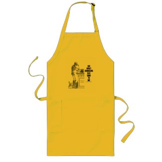 See What Schooling Has Done To Me (Vesalius) apron