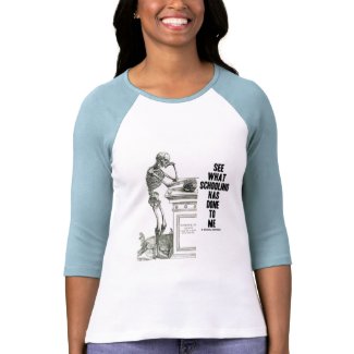 See What Schooling Has Done To Me (Vesalius) shirt