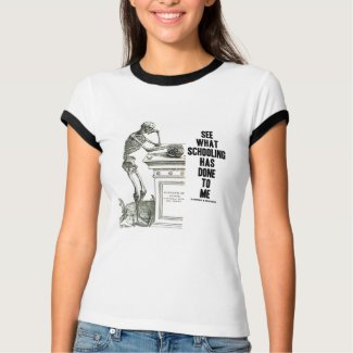 See What Schooling Has Done To Me (Vesalius) shirt