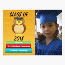 See Whooo Graduated Graduation Announcement invitations