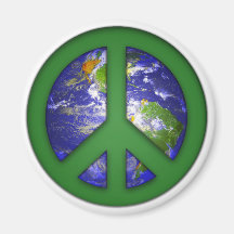 See World Peace Fridge Magnet