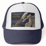 See Ya... Going Fishin' Heron Hat By Angel Cher's