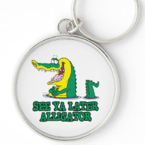 see ya later alligator keychain