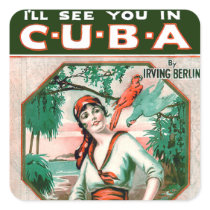 See You In Cuba Stickers