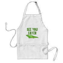 See You Later Alligator aprons