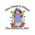 Seed is Hope Flower is Joy photo sculptures