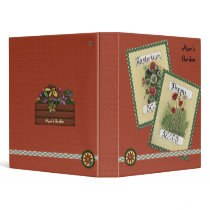 "Seed Packet Gardening" binders