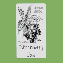 Seedless Blackberry Jam (Custom) labels