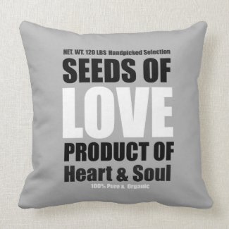 Seeds Of Love American Throw Pillow