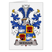 Seehuus Family Crest cards