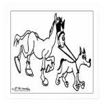 Seeing Eye Dog For A Horse posters
