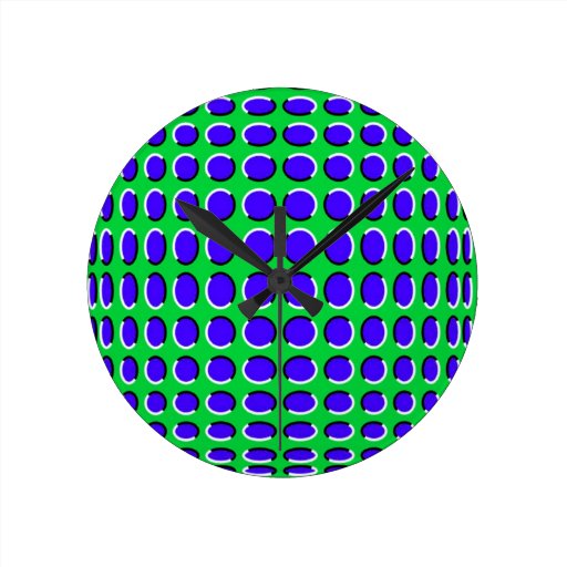 Seeing Eye Illusion Analog Wall Clock Zazzle