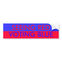 Seeing Red bumper stickers