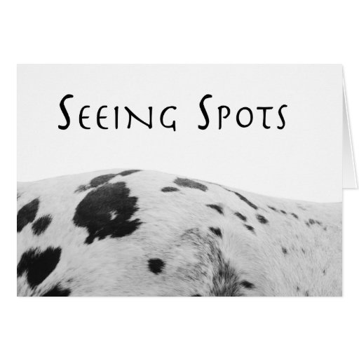 Seeing Spots Card Zazzle