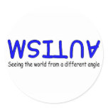 Seeing The World From A Different Angle (Blue 2) stickers