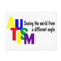 Seeing The World From A different Angle (Bright) postcards