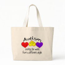Seeing The World From A Different Angle (Hrts) Canvas Bags