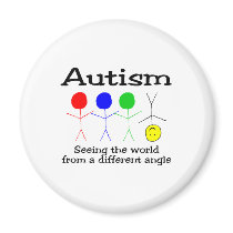 Seeing The world From A Different Angle Fridge Magnet