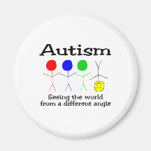 Seeing The world From A Different Angle Fridge Magnet