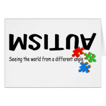 Seeing The World From A Different Angle (Pieces) Greeting Cards