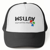 Seeing The World From A Different Angle (Pieces) Trucker Hat