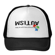 Seeing The World From A Different Angle (Pieces) Trucker Hat