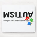 Seeing The World From A Different Angle (Pieces) mousepads