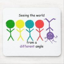 Seeing The World - MousePad by AspergersArt Seeing The World - MousePad