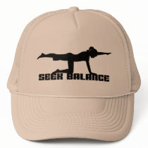 Seek Balance Yoga Gift Mesh Hats
