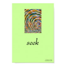 seek ~ customizable poster posters
