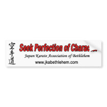 Seek Perfection of Character Bumper Stickers