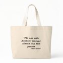 Seek Revenge quote bags