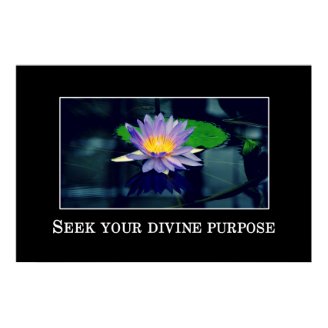 Seek your divine purpose print