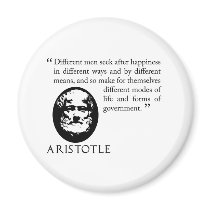 seeking happiness fridge magnet