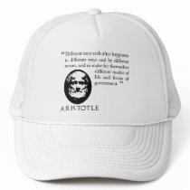 seeking happiness white cap mesh hats