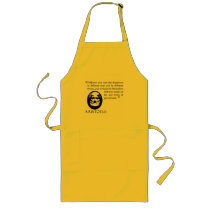 seeking happiness yellow apron by Famous_Quotations seeking happiness yellow apron