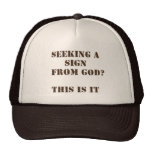 seeking trucker hat
