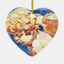 Seen by an Angel Heart Ornament