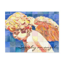 "Seen by an angel" Postcard