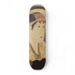 Segawa Kikujuro III as Oshizu by Toshusai Sharaku Skate Board