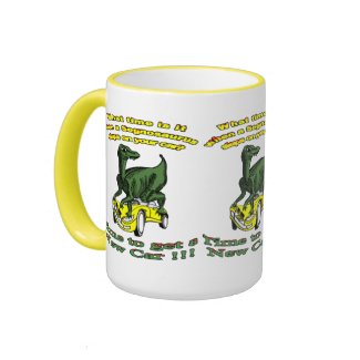 Segnosaurus Car Wreck mug